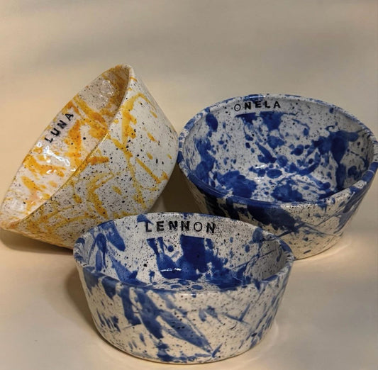 Platito de comida para mascotas YINKO CERAMICA