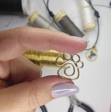 Paquete 10 clips de huellita $6.5 usd