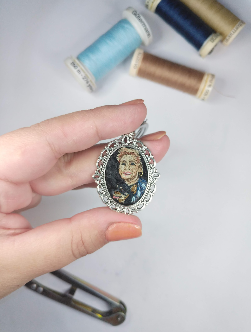 Retrato de persona con 1 mascota ($188 usd)