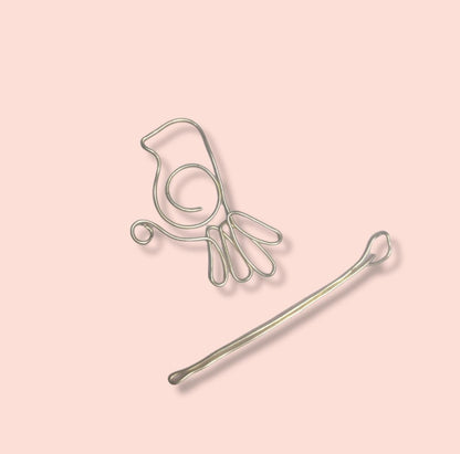 Engarzado: Broche para cabello en forma de ave $3.75 usd